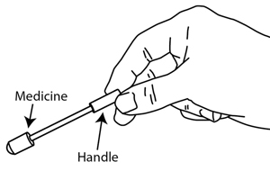 Figure 9A medicine end and handle end