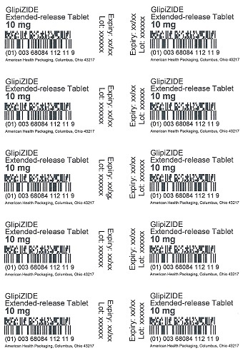 10mg Glipizide ER Tablets Blister