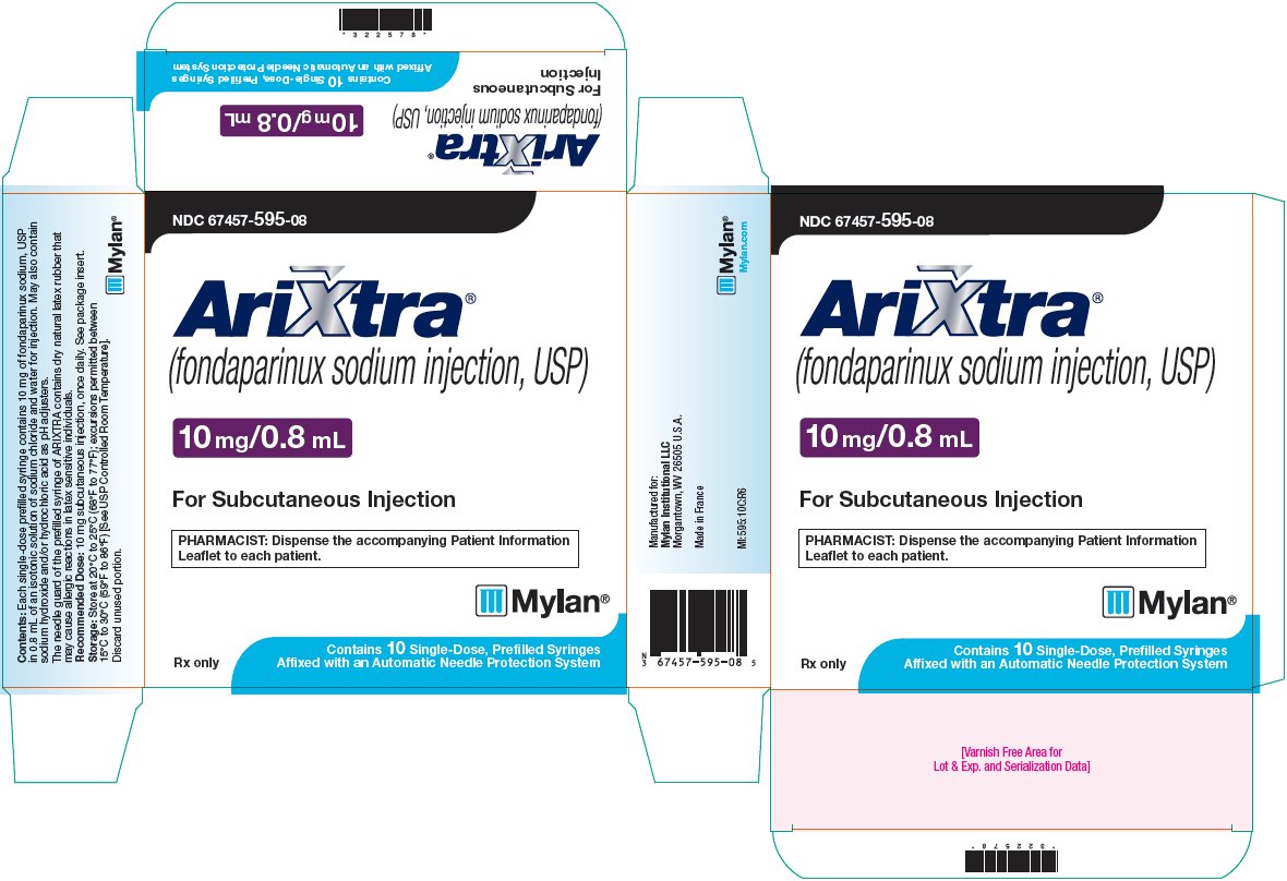 Arixtra Injection 10 mg/0.8 mL Carton Label