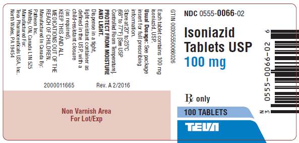 Isoniazid Tablets USP 100 mg 100s Label