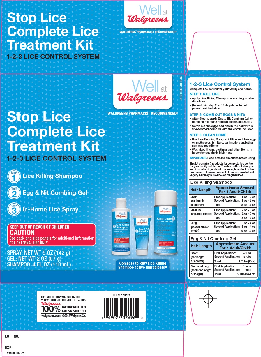 Walgreen Co. Stop Lice Complete Lice Treatment Kit