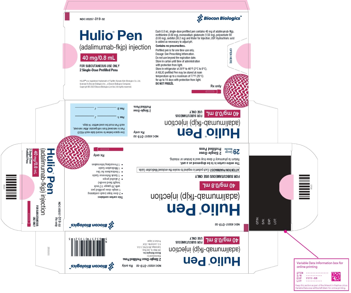 HULIO Prefilled Pen - 40 mg/0.8 mL
