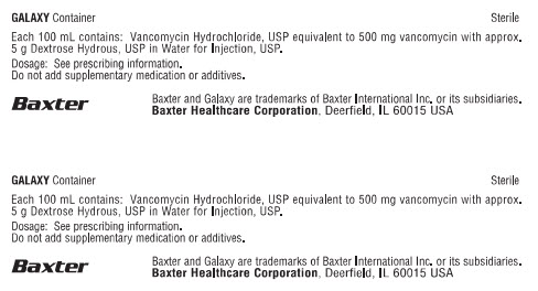 Vancomycin representative carton label - 0338-0122-04 2 of 2