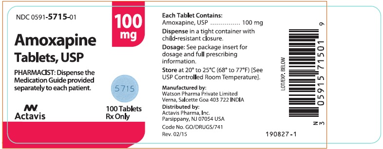 Amoxapine 100 mg