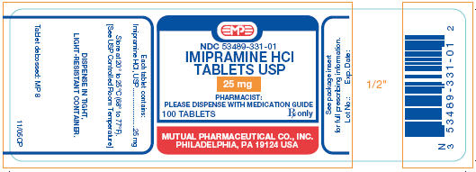 Principal Display Panel - 25 mg label