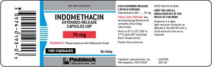 Principal Display Panel - 75 mg/60 Capsules Label