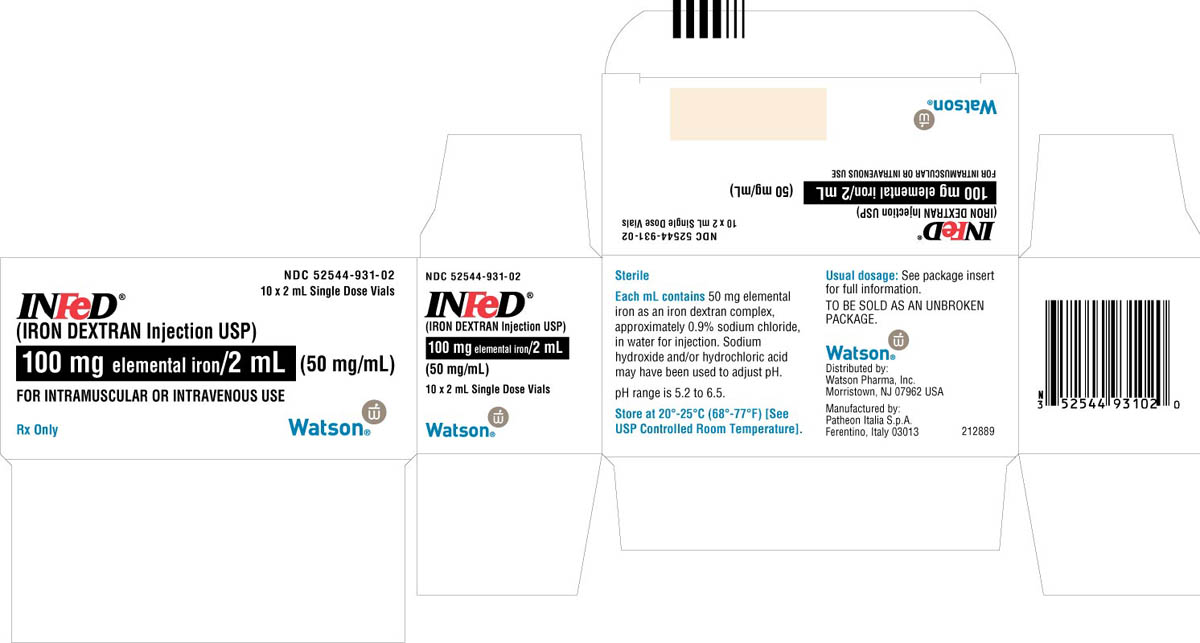 INFeD Carton x 10 single dose vials