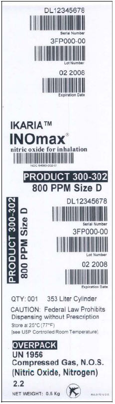Principal Display Panel - 800 PPM Size D Carton Label