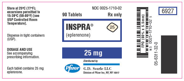 PRINCIPAL DISPLAY PANEL - 25 mg Tablet - Bottle of 90