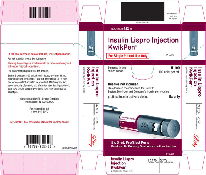 PACKAGE CARTON – Insulin Lispro KwikPen 5ct
