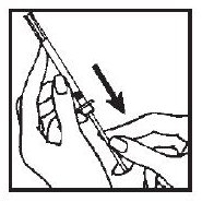 image of drawing air into the syringe