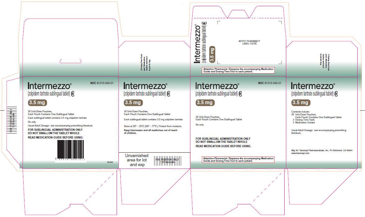 Intermezzo 3.5mg Tablets - 30 Count Carton