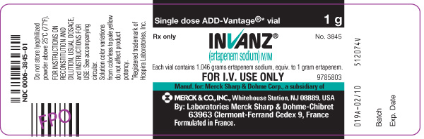 PRINCIPAL DISPLAY PANEL - Single Dose ADD-Vantage Vial Label 1 g