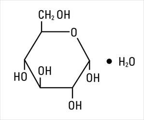 Dextrose, hydrous structural formula