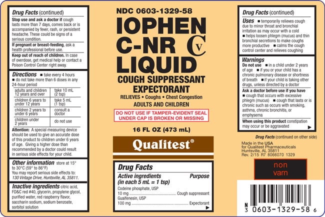 This is an image of the Iophen C-NR Liquid label.