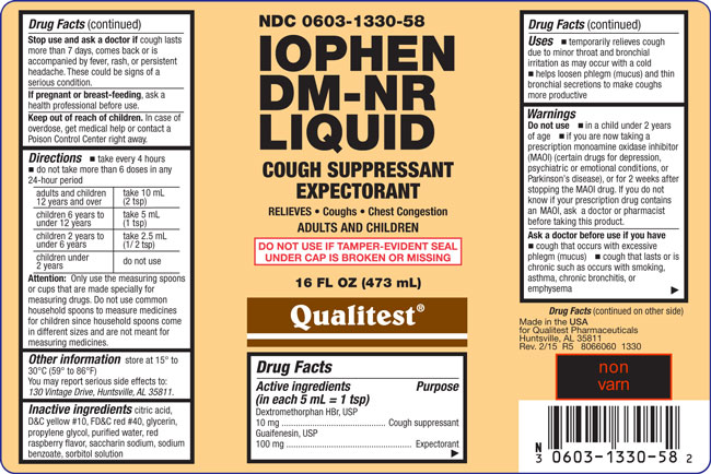 This is an image of the Iophen DM-NR Liquid label.