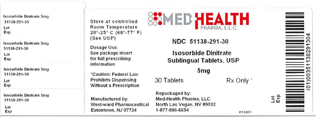 Isosorbide Dinitrate Sublingual Tablets, USP 5 mg/100 Tablets