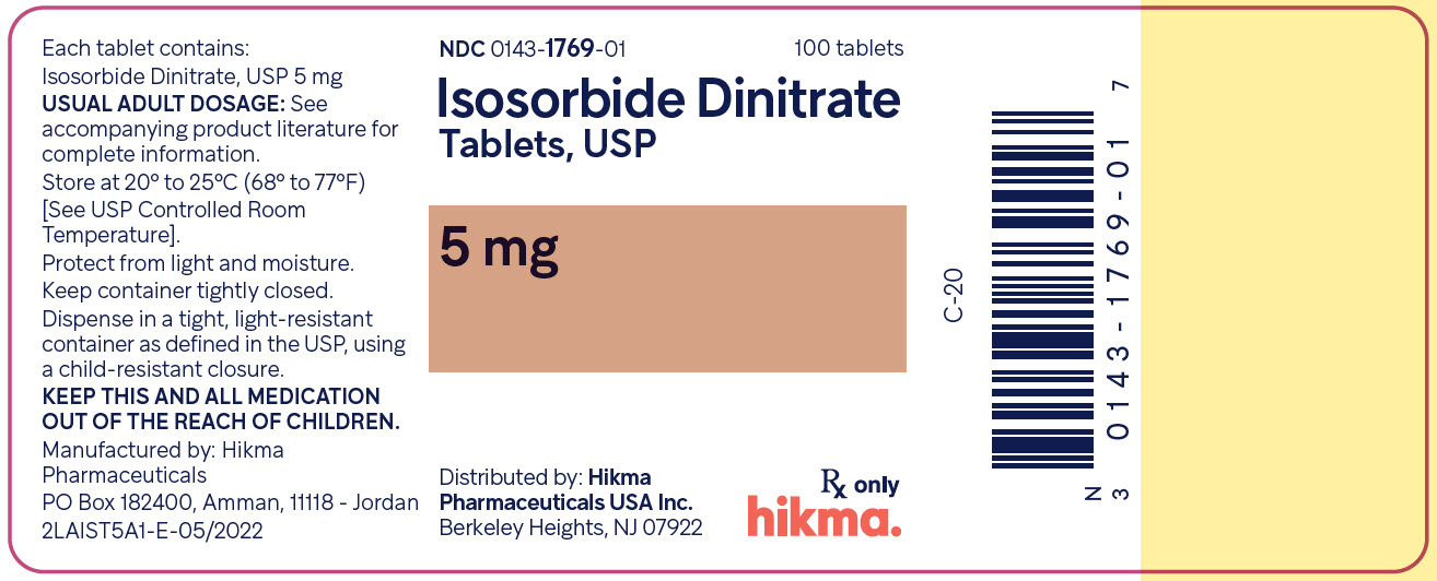 5 mg 100s bottle label