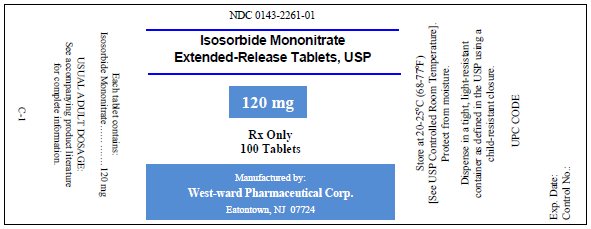 Isosorbide Mononitrate Extended-Releast Tablets, USP
120 mg/100 Tablets
