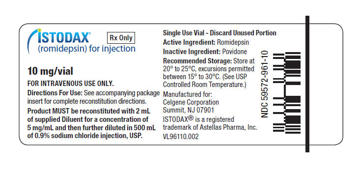 Principal Display Panel - Istodax - 10 mg/vial