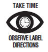 Observe Label Instructions