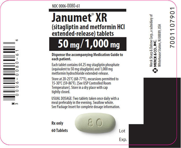 PRINCIPAL DISPLAY PANEL - 50 mg/1,000 mg Bottle Label