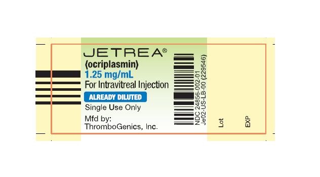 Package Label - Principal Display Panel - JETREA - Vial 1.25 mg