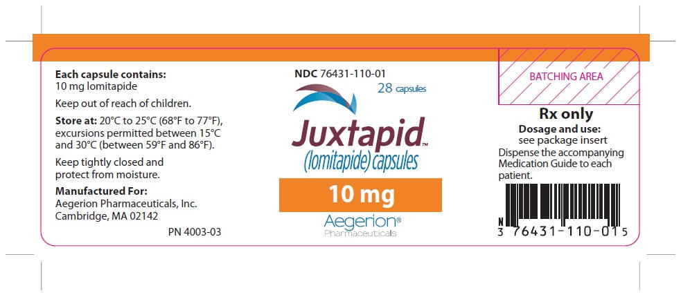 Package Label - Principal Display Panel – 10 mg, 28 ct Capsules
