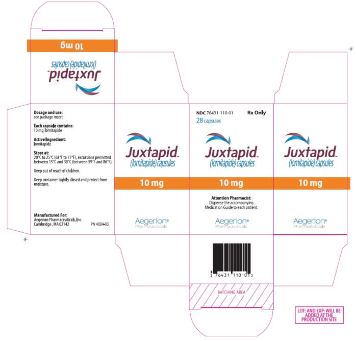 Package Label - Principal Display Panel – 10 mg, 28 ct Capsule Carton