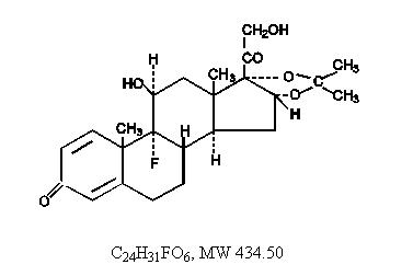 triamcinolone acetonide chemical structure