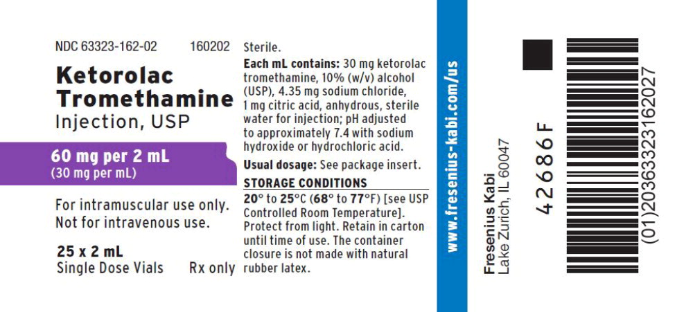PACKAGE LABEL - PRINCIPAL DISPLAY – Ketorolac Tromethamine 2 mL Single Dose Vial Tray Label
