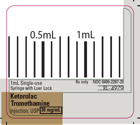 PRINCIPAL DISPLAY PANEL - 1 mL Syringe Body Label