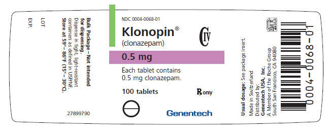 PRINCIPAL DISPLAY PANEL - 0.5 mg Label