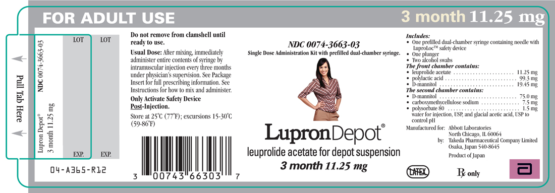 luprondepot 3 month 11.25 mg label