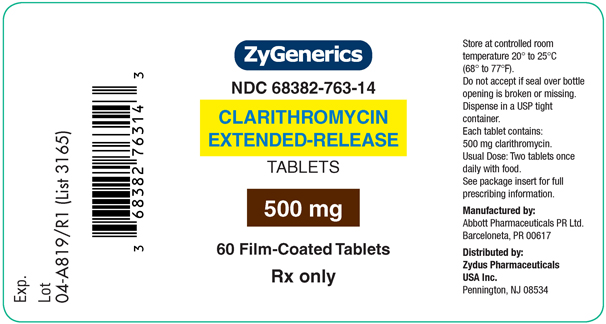 clarithromycin er 500mg 60ct bottle