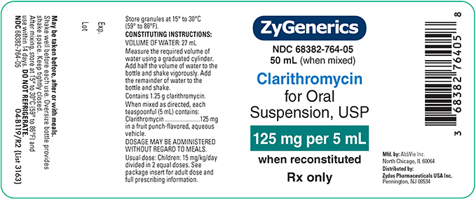 Clarithromycin Oral Suspension 125mg/5ml 50ml bottle