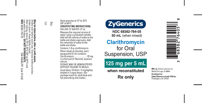 clarithromycin oral suspension 125 mg