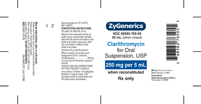 clarithromycin 250 mg oral suspension 