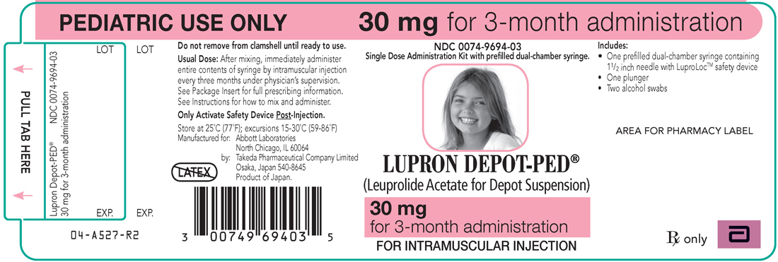 lupron depot ped 30 mg 3 month