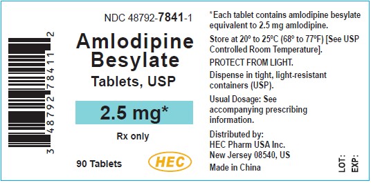 PRINCIPAL DISPLAY PANEL - 2.5 mg Tablets