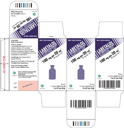 PACKAGE LABEL – PRINCIPAL DISPLAY PANEL – CARTON - USP 100 mg per 20 mL