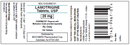 Lamotrigine Tablets, USP 25 mg/100 Tablets