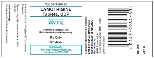Lamotrigine Tablets, USP 200 mg/60 Tablets