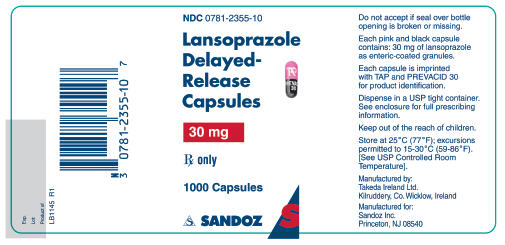 PRINCIPAL DISPLAY PANEL - 30 mg Capsules
