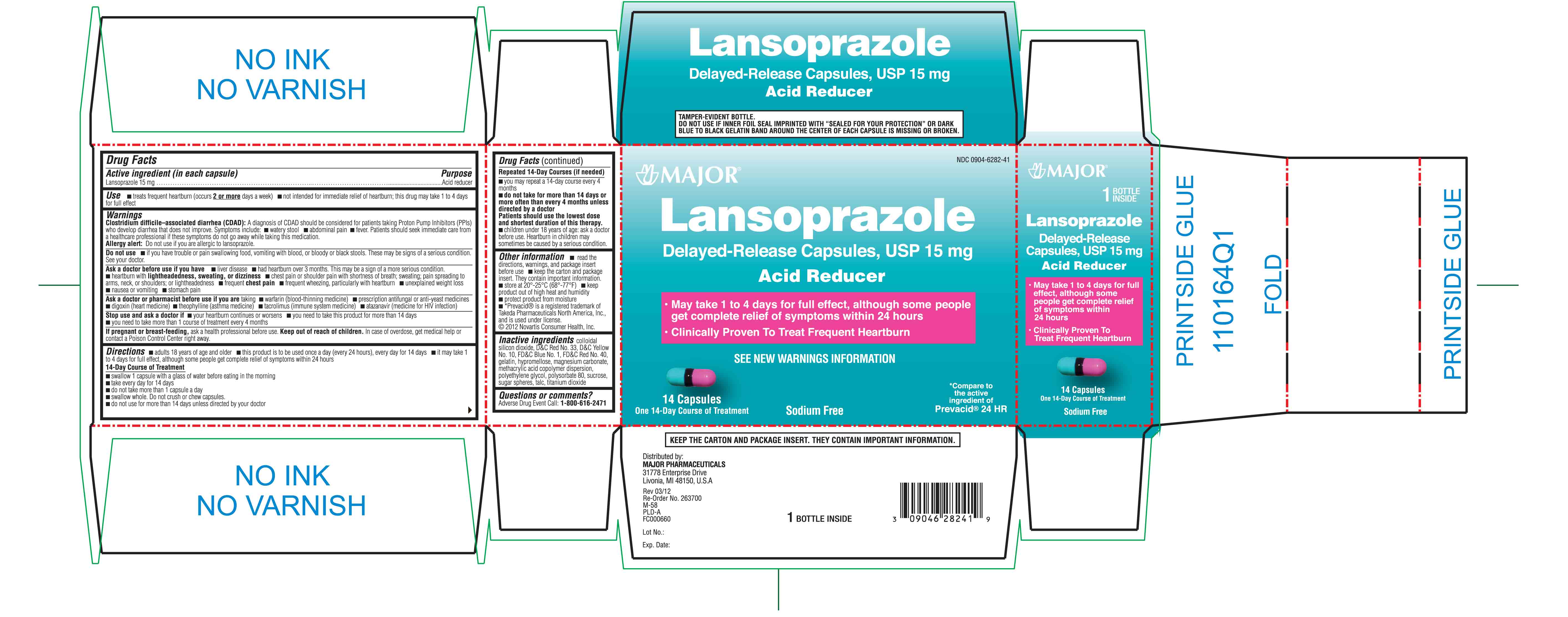 Lansoprazole 15 mg