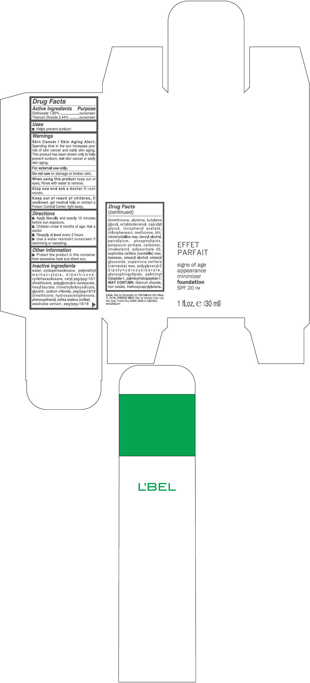 PRINCIPAL DISPLAY PANEL - 30 ml Bottle Box - MEDIUM 5 - BEIGE
