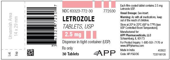 letrozole 2.5 mg container label