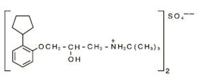 Levatol structural formula