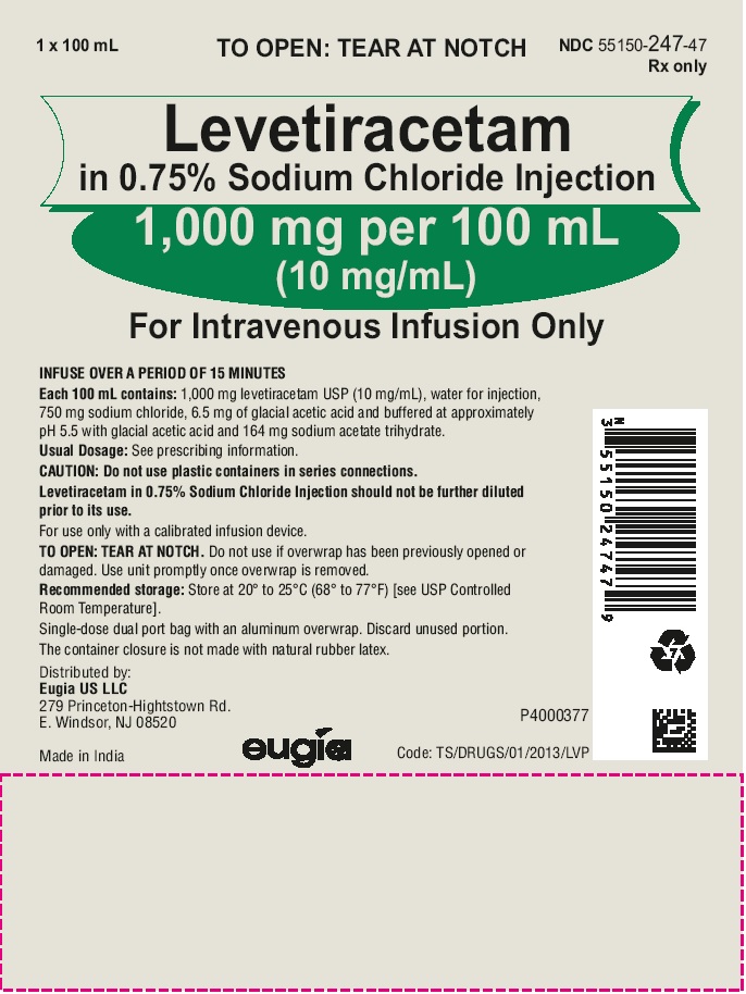 PACKAGE LABEL-PRINCIPAL DISPLAY PANEL - 1,000 mg per 100 mL (10 mg / mL) - Pouch (Overwrap) Label