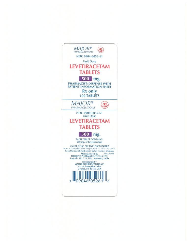Levetiracetam 500 mg tablets